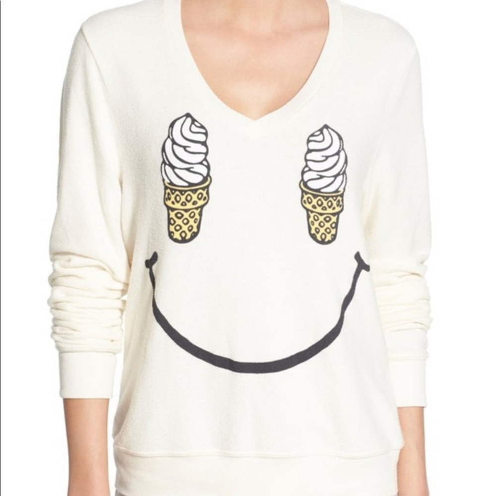 Wildfox Ice Cream Smile Sweatshirt
